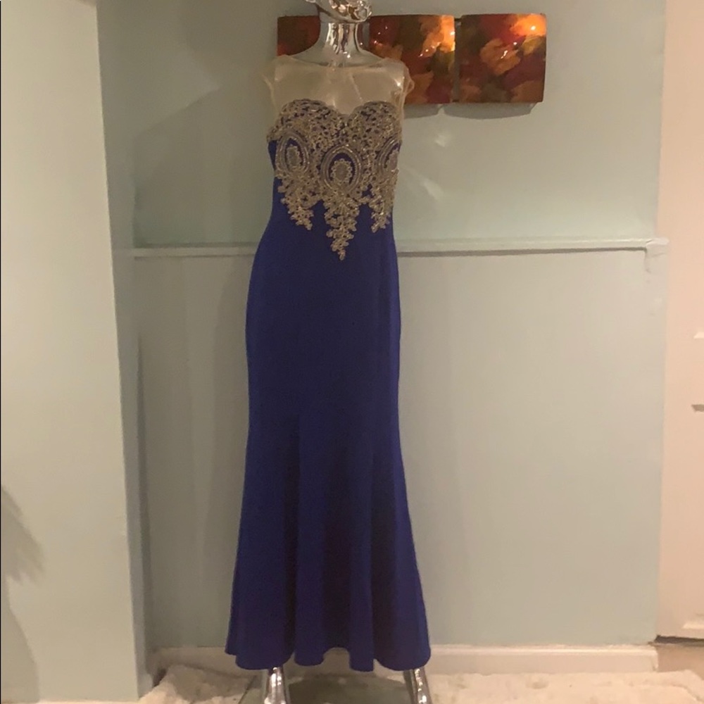 Royal Blue Evening Gown